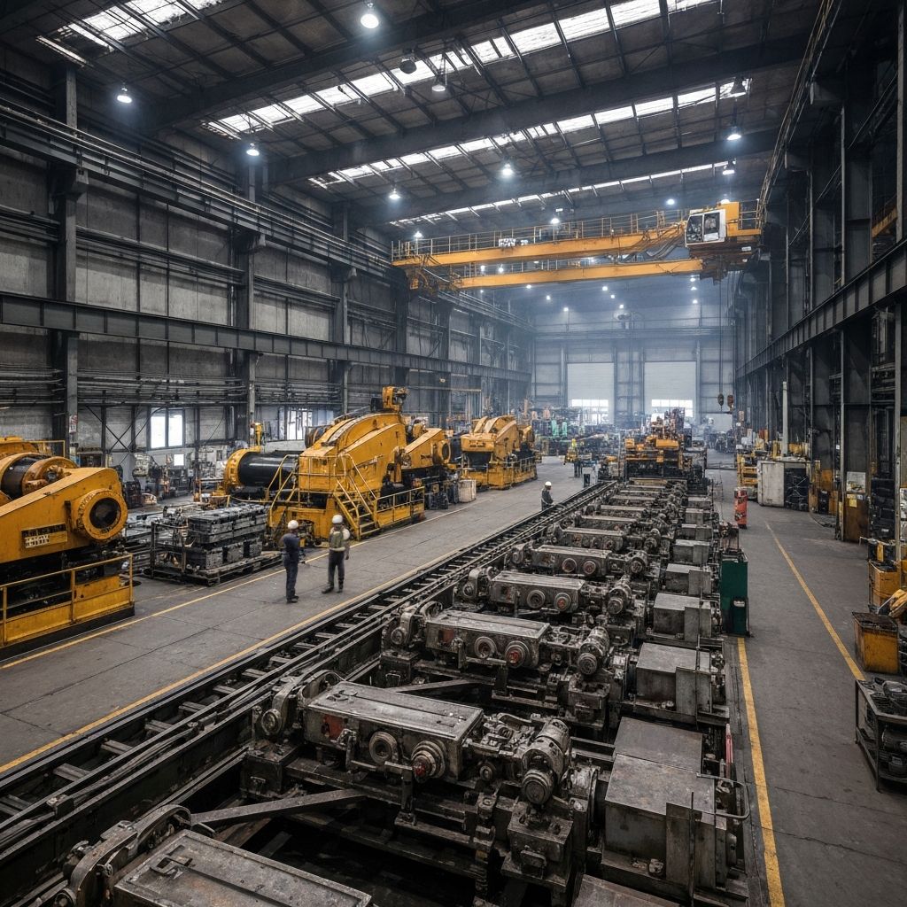 Industrial machinery background